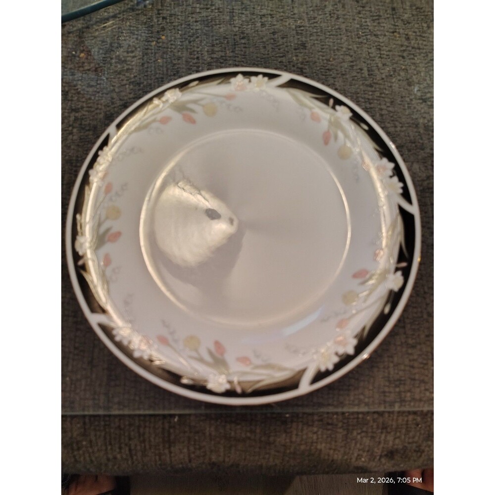 Vintage China Salad Plate 7.5” Floral Pattern Replacement Plate EUC